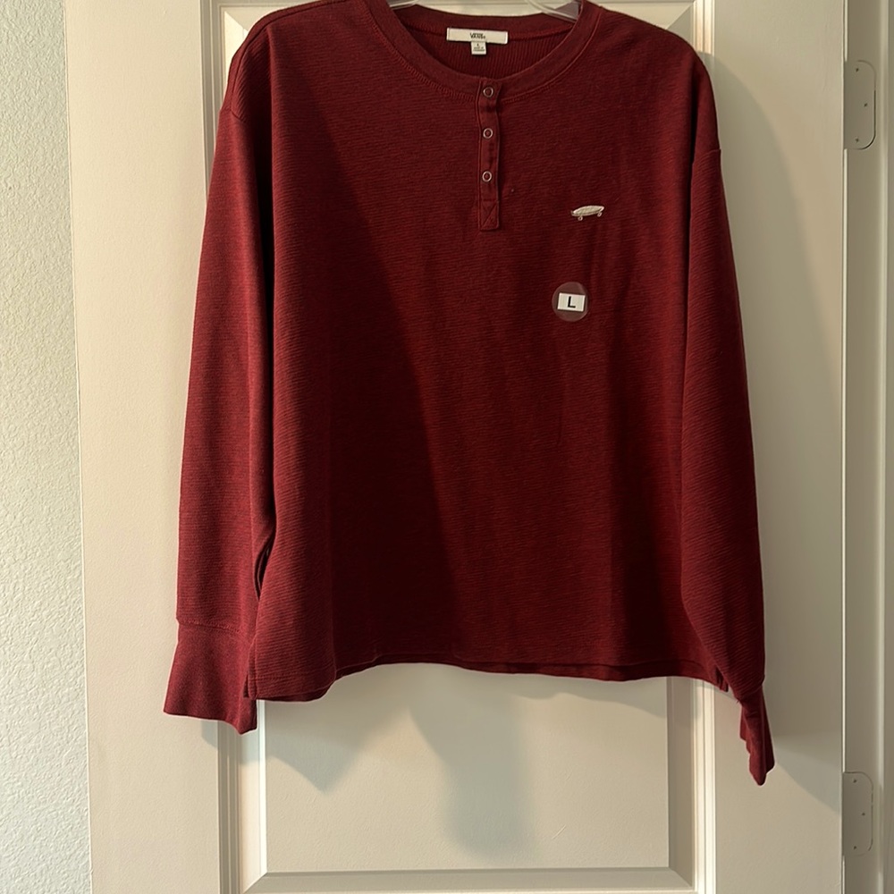 Vans LS top- NWT